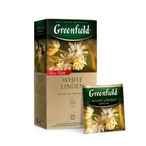 Чай черный "Гринфилд" Вайт Линден (с/н) 25пак/10шт "Орими"
