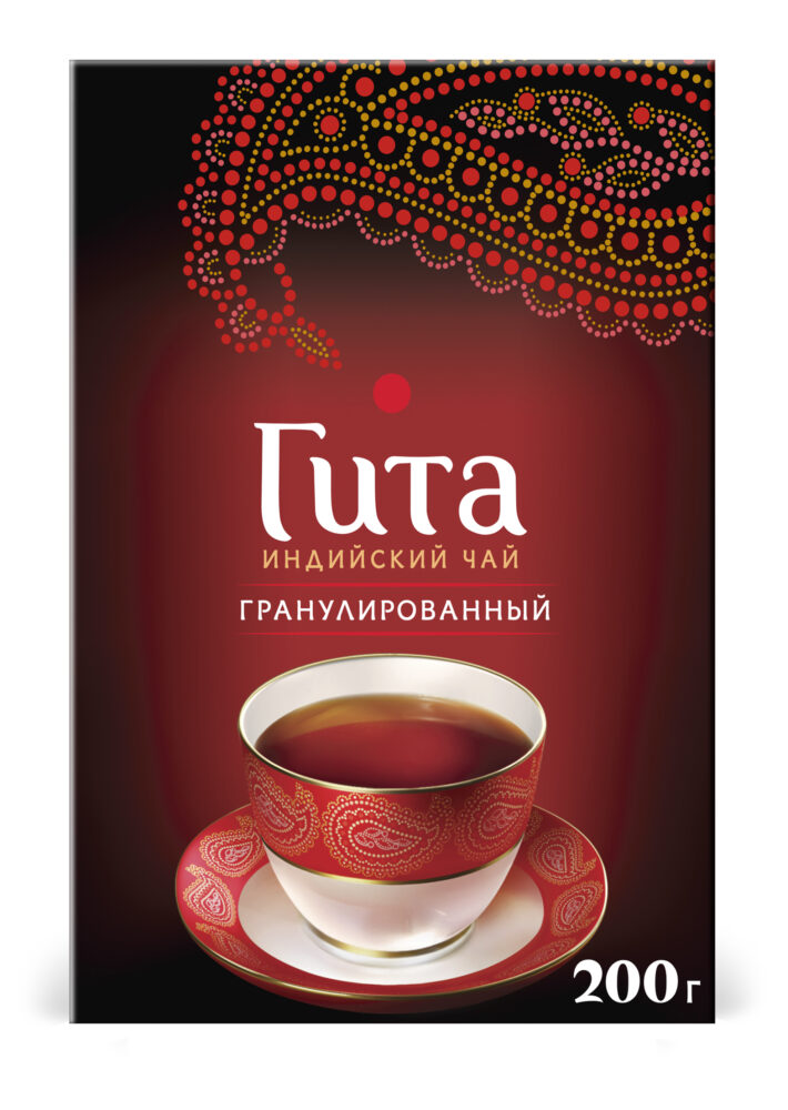 Чай черный "Принцесса Гита" в гранулах Медиум СТС ВОР 200г/10шт "Орими"
