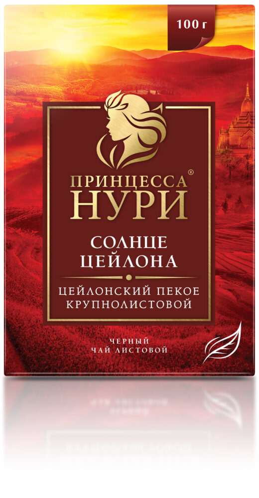 Чай черный "Принцесса Нури" Солнце Цейлона 100г/12шт "Орими"