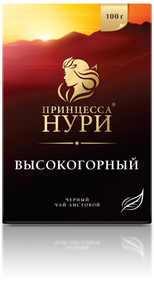 Чай черный "Принцесса Нури" Высокогорный мелколистовой 100г/16шт "Орими"