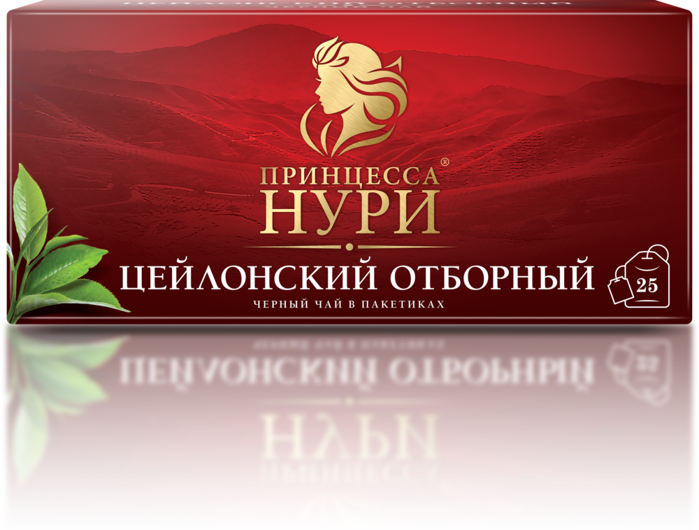Чай черный "Принцесса Нури" Цейлонский отборный (с/н) 25пак/18шт "Орими"