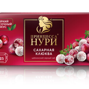 Чай черный "Принцесса Нури" Сахарная Клюква (с/н) 25пак/18шт "Орими"