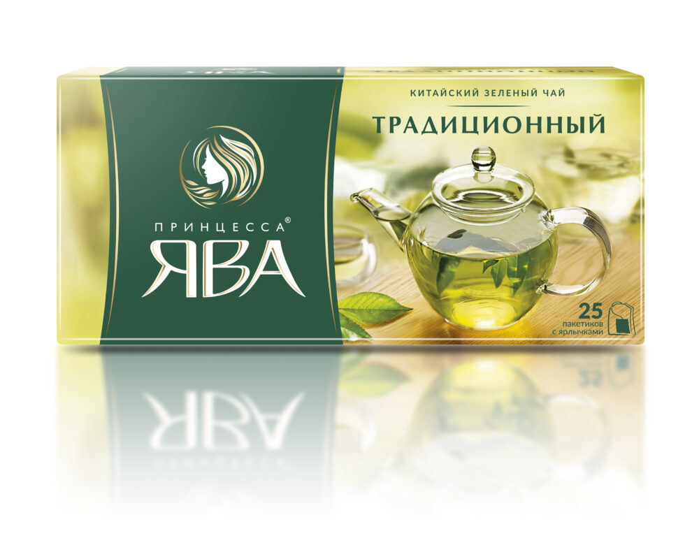 Чай зеленый "Принцесса Ява" традиционный (с/н) 25пак/18шт "Орими"