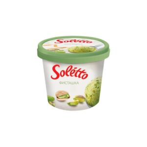 Мороженое "Soletto" сливочное с фисташками (пл/ст) 190г/8шт "Санта Бремор" Беларусь