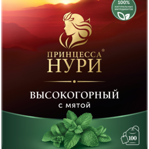 Чай черный "Принцесса Нури" Высокогорный с мятой (с/н) 100пак/18шт "Орими"