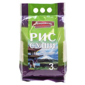 Рис для Суши "Националь" 3кг/4шт "Ангстрем"