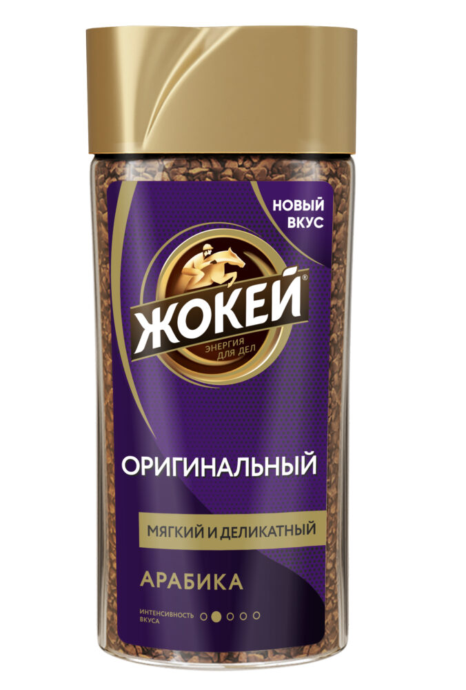 Кофе растворимый "Жокей" Арабика Оригинал (ст/б) 90г/12шт "Орими"