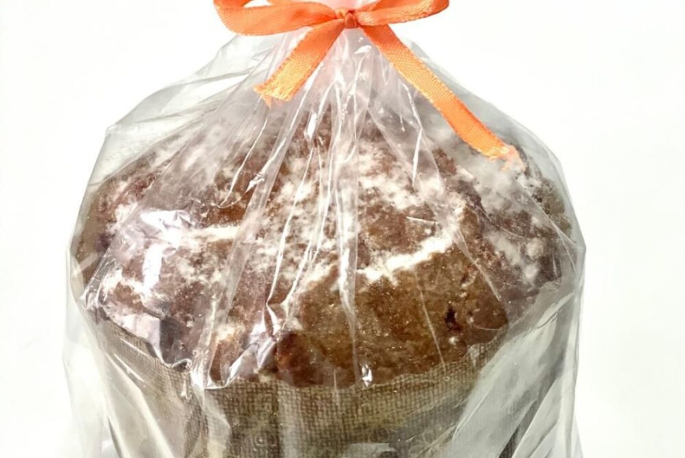 Кулич "Творожный" Пасхальный с изюмом 400г/8шт КФ "Баттерфляй"