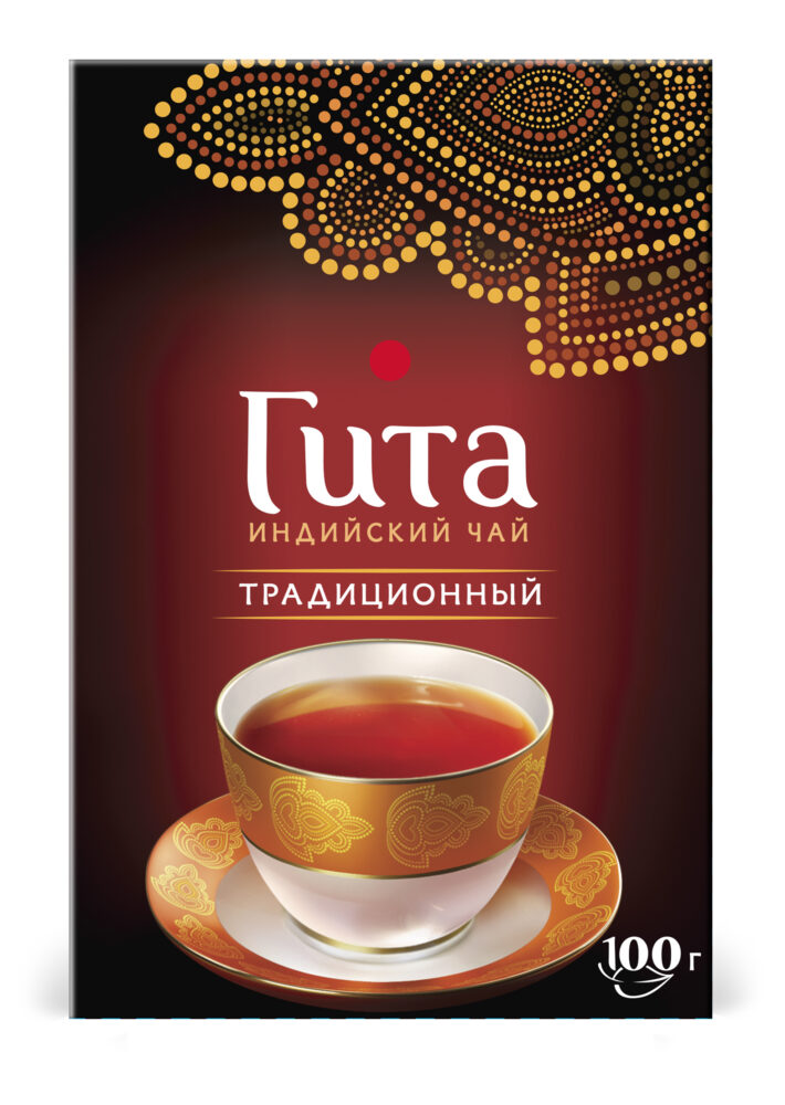 Чай черный "Принцесса Гита" листовой традиционный 100г/16шт "Орими"